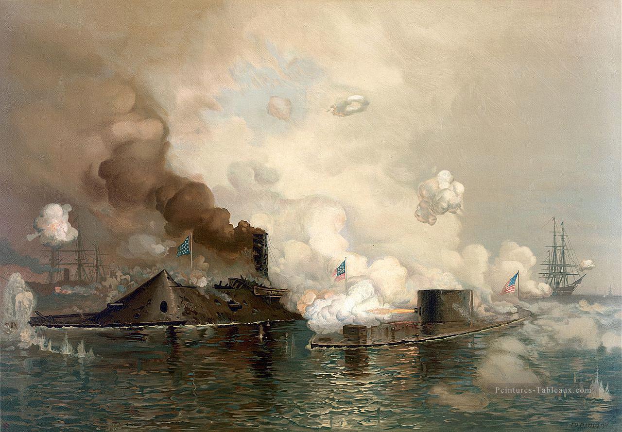 Navire de guerre des sous marins Peintures à l'huile